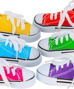 Bonka Bird Toys 6 Mini Sneakers Colorful Cotton Shredding Parrot Parrotlet Budgie Finch Cockatoo