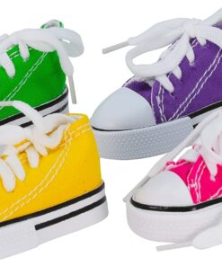 Alternative view of Bonka Bird Toys 6 Mini Sneakers Colorful Cotton Shredding Parrot Parrotlet Budgie Finch Cockatoo