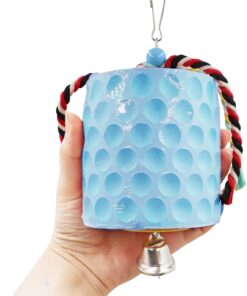 Alternative view of Extra Large Bird Chewing Toy, Parrot Beak Grinding Calcium Stone with Bells, Bird Cage Accessories, Cage Toys for Cockatiel Parakeet Parrot Budgies Rat Hamster Chinchilla Rabbit Bunny African Grey