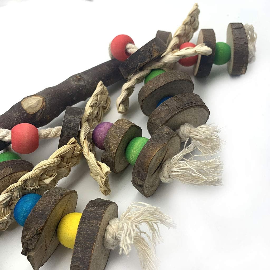 EBaokuup Wood Bird Chewing Toys-Blocks Parrot Tearing Toys Best for Finch,Budgie,Parakeets,Cockatiels, Conures,Love Birds and Amazon Parrots - Image 6